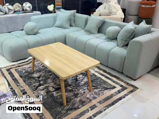 عرض خاص كورنر حرف L مع كنبه مزدوجة 9 مقاعد فقط 190 دينار