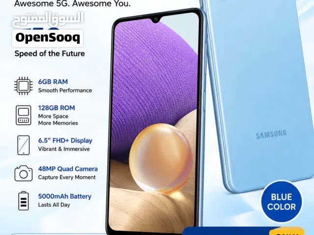 Samsung A32 5G, 6GB RAM, 128 GB