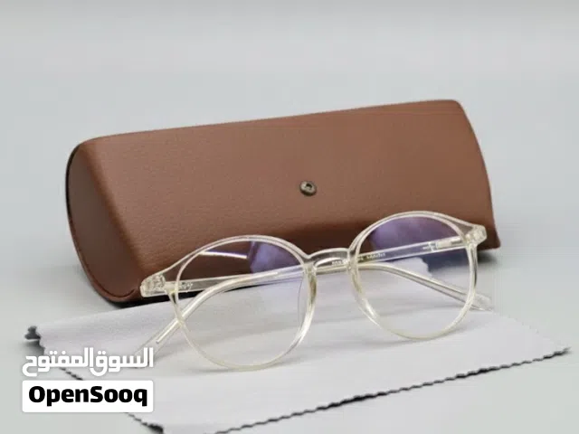 نظارة شفافة (Crystal Clear) - تصميم عصري "تريند" وخفيف جداً