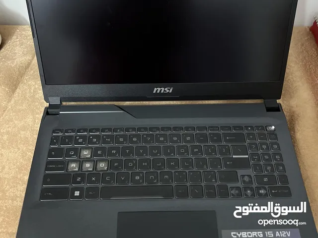 لابتوب MSI للبيع مخصص للالعاب والتصميم