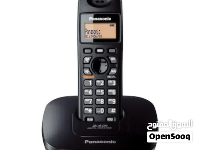 تلفون ارضي لاسلكي panasonic بحالة ممتازة