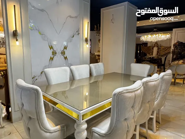 طاولة سفرة 8 كراسي بسعر مغري
