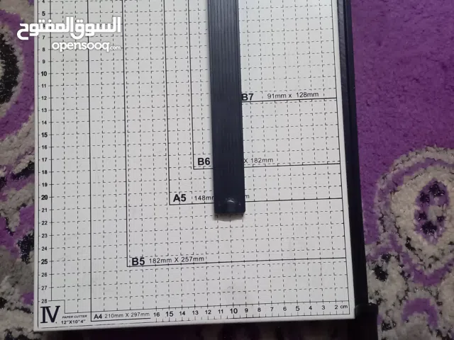 قطاعه ورق  وصور مع ببلز نايلون لحمايه المنتجات من الكسر