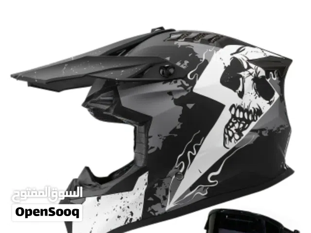 خوذة دراجات نارية  / أوف رود (Motocross / Enduro) مكتوب عليها DOT FMVSS No.218 Certified  هذا يعني