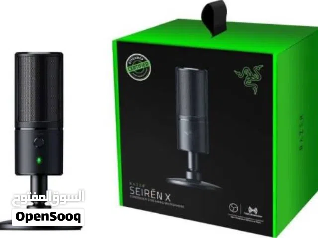 مايك Razer Seiren X احترافي للبث والتسجيل بحالة ممتازة