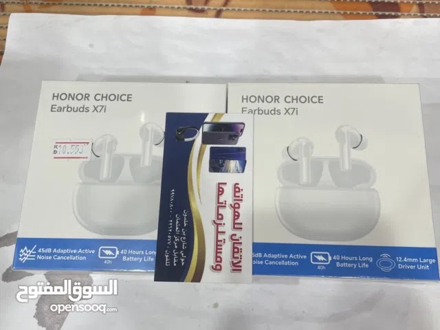 للبيع سماعه هونر شويس جديده بالكرتون اكس7 أي  لون ابيض