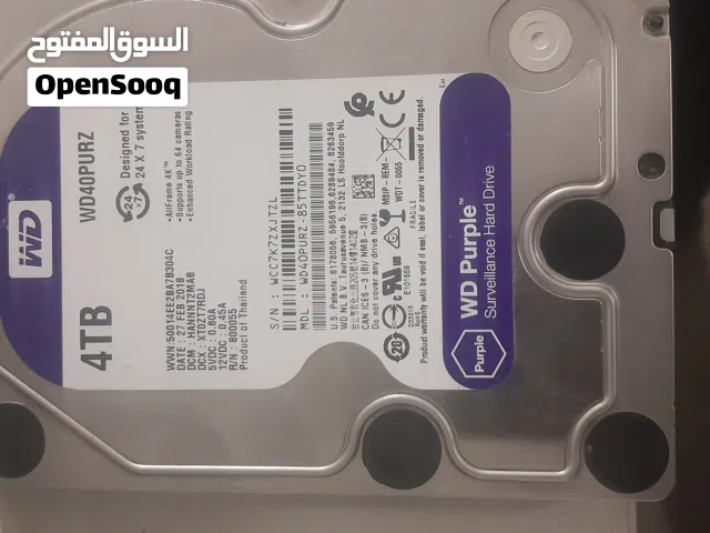 هاردسك 4 تيرا مستخدم نظيف