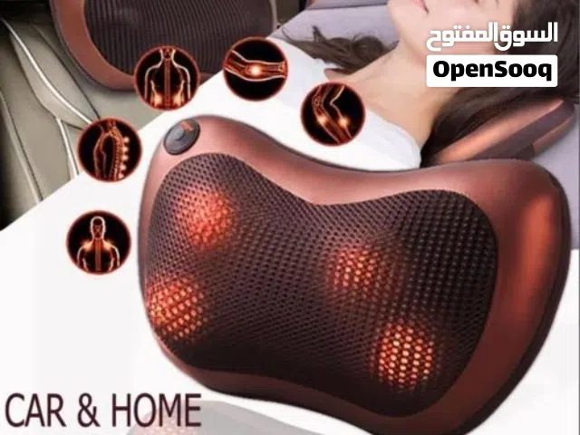 CAR & HOME Massage Pillow 8028 – Neck & Body Shiatsu Massager with Heat (Car & Home Use)