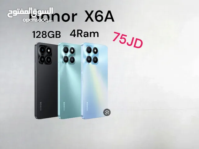 Honor x6A 128G/4Ram هونر  هونور x 6 a كفالة الوكيل الرسمي x6a