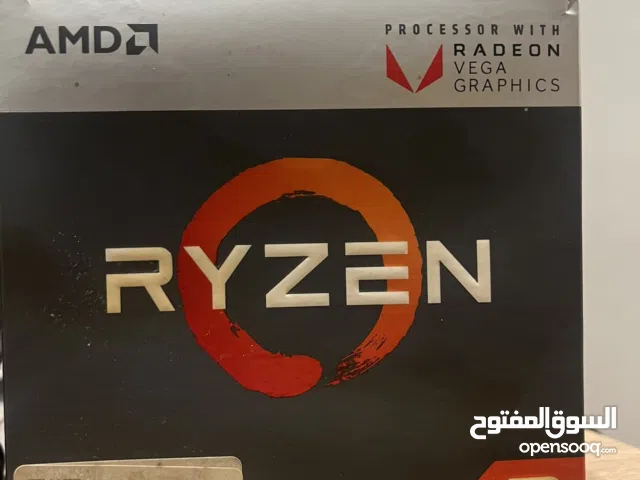 ryzen 3 2200g processor+cooler  رايزن cpu معالج