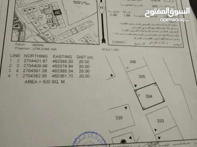 Residential Land for Sale in Al Batinah Sohar