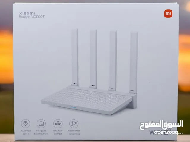 راوتر شاومي يدعم واي فاي 6 بسرعه تصل 3000ميجابايت في الثانيه مزود بمنافذ ايرثنت جيجابيت