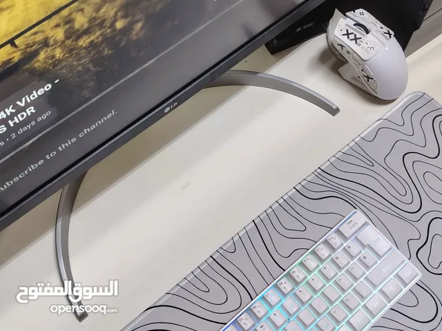 شاشة LG UHD 4K ممتازه لتصميم الجيمنج