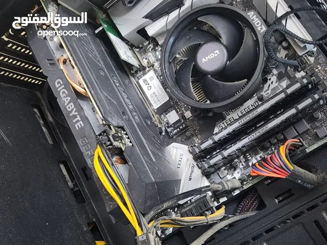 للبيع جهاز كمبيوتر مكتبي (Gaming / إنتاج محتوى بحالة ممتازة - بسعر 290 دينار فقط