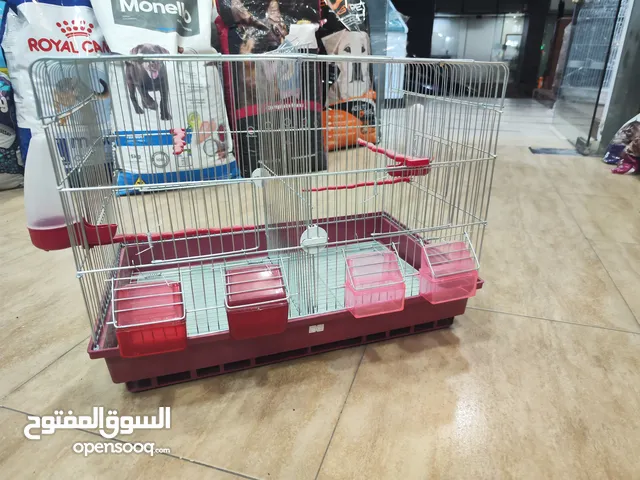 قفص طيور اربع معالف مع قاطع ، مميز جدا و مع جرار للتنظيف مستورد مش محلي