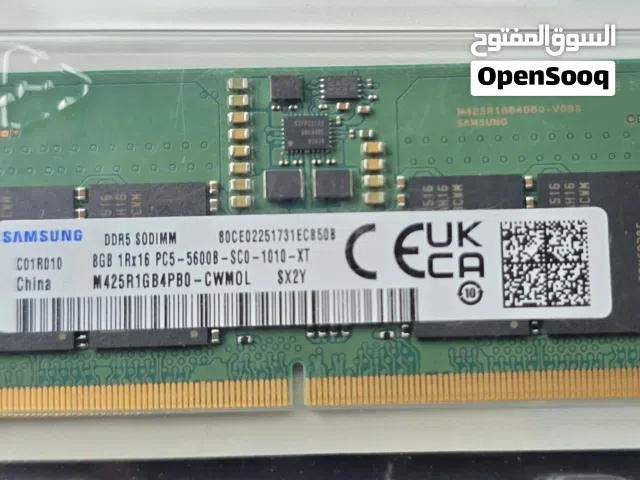 Samsung 8GB DDR5 5600MHz SO-DIMM laptop memory module  M425R1GB4PB0-CWM0L
