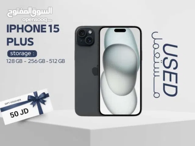 IPHONE 15 PLUS ( 128GB ) USED /// ايفون 15 بلس ذاكره 128 مستعمل وكاله