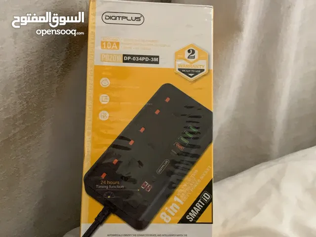 كيبل 3500w فيه شاحن و اربعة usb جديد مو مستعمل يشحن سريع Auto maks