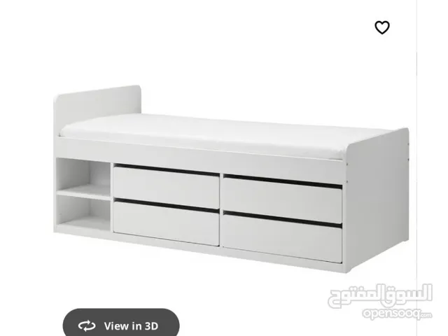 Ikea Bed Frame with Storage+ Mattress (90*200)