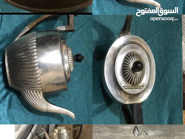 قوري تحفه نادرة من الفضة الخام الاصلية وقطعه اثرية تبلغ من العمر125 سنة