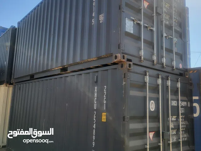 للبيع  containers    ( حاويات )  كونتينر عشرون قدم واربعون قدم موجوده بعمان مستعمله بحاله ممتازه