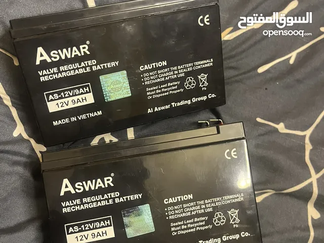 السلام عليكم زوج بطاريات يوبي اس الوحدة12v