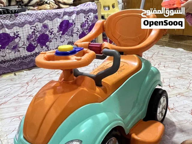 سياره اطفال دفع  من عمر سنه الا 5سنوات