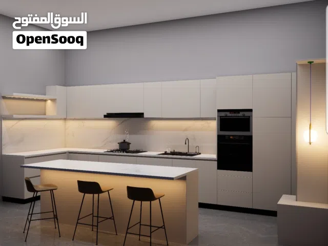 مصمم أثاث وديكور 3D/2D (مطابخ، خزائن، غرف ملابس) بدقة 4K مع امكانيه حساب التكلفه وعمل ملفات التصنيع