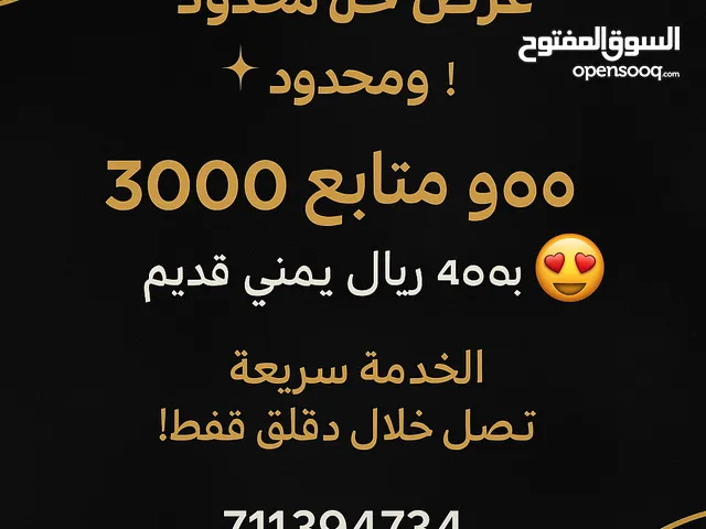 Social Media Accounts and Characters for Sale in Sana'a