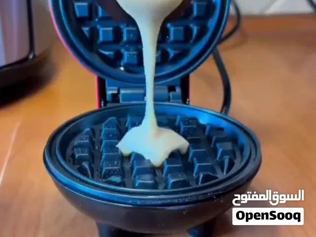 ماكينة صنع الوافل الصغيره سريعة التحضير وقويه توصيل متوفر جميع المحافظات