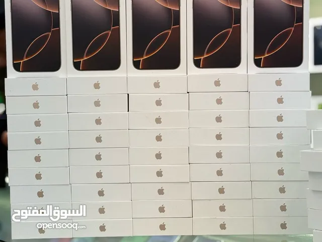 ايفون 16 برو ماكس ، ذاكرة 256GB جديد ضمان سنة نسخة الشرق الاوسط عرض فترة محدودة