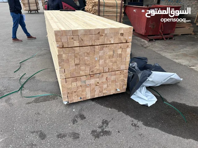 خشب احمر Pine KD و خشب سويد Spruce جاهز للشحن من اوروبا الى قطر (مرابيع و اللواح)
