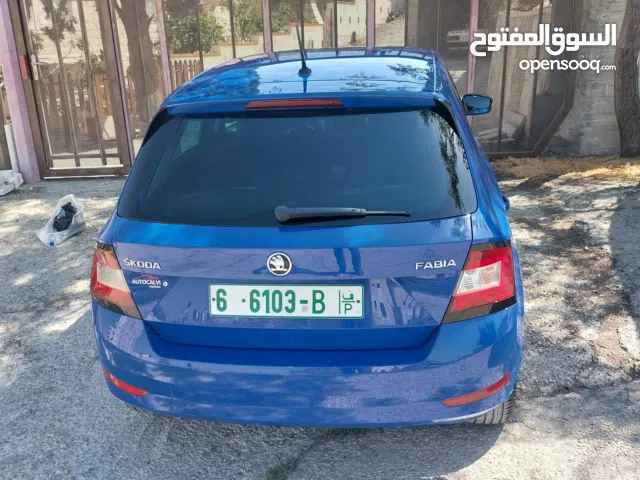 سكودا فابيا موديل 2020 شركة ترخيص وتامين لشهر 6 كل شي حديد