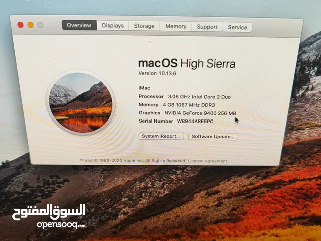 جهاز كمبيوتر أبل AIO مستعمل بحالة جيدة جدا