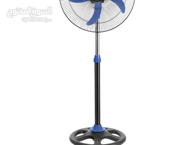 مروحة ماركة TEFAL AIR PRO POWER بحالة الوكالة 60 واط 3 سرعات 5 شفرات لون اسود وازرق