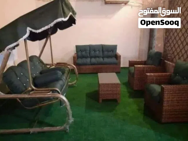 مراجيح ثلاثية وثنائة ورباعية، اطقم رتان مع طاولة واطقم حديد جميع الموديلات ومرجيحة فرنسية عش البلبل