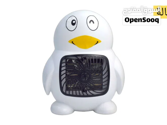 مستعمل (بالة) مدفأة هواء ساخن شكل البطريق توصيل جميع المحافظات باقي 5 قطع احجز الان