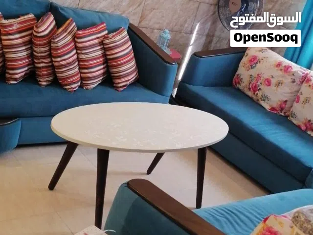 طقم كنب كورنا مستعمل بحالة الجديد خشب زان