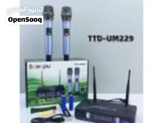 مايكروفون لا سلكي دبل من شركة saeapu 45 دينار