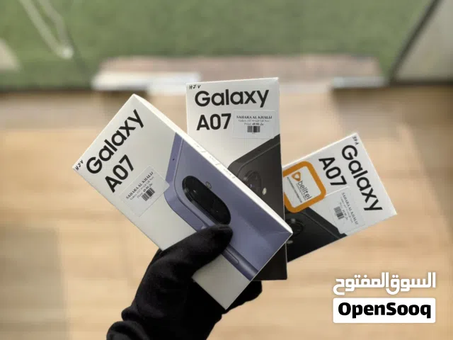 Sumsung Galaxy A07 4GB 64GB  Colour:- black Model:-SM-A075F/DS