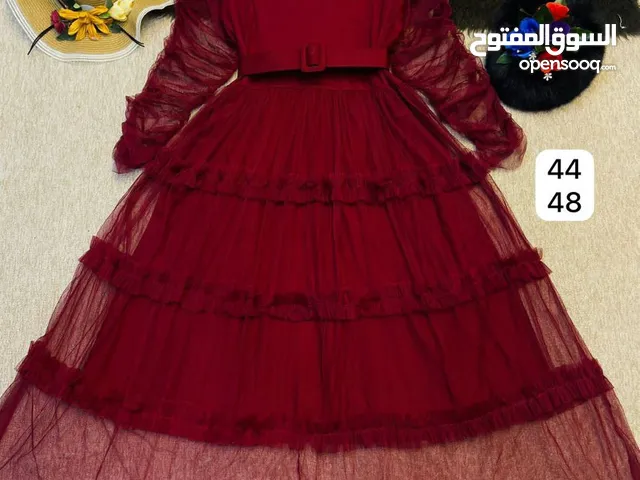 فستان تور مقطعه مبطن كلش راقي