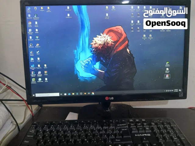كمبيوتر العاب يشغل جميع الألعاب تقريبا بسعر لقطة مع شاشة وكيبورد وسماعة وجميع الملحقات .