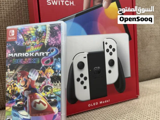 Nintendo Switch OLED Model 7-inch OLED Screen 64 GB*System + Mario Kart 8 Deluxe For Nintendo Switch