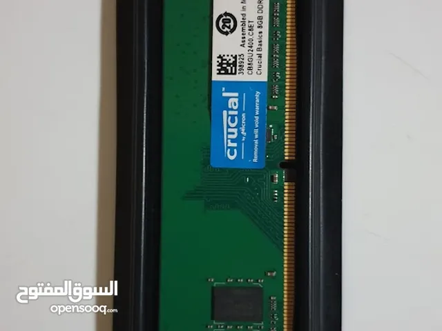 Crucial RAM 8GB DDR4 2400 MHz للبيع