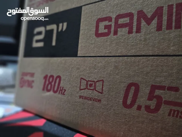 AOC 27G11E 27, FHD (1920x1080) 180Hz 0.5Ms IPS Flat اقرة الوصف مهم