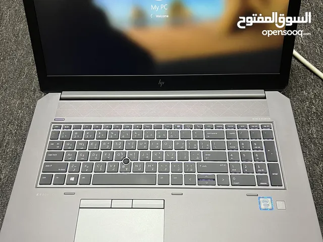 للبيع اقوى لابتوب حق الاعمال الهندسية والبرامج الثقيلةHP ZBOOK 17 g5بحالة ممتازة