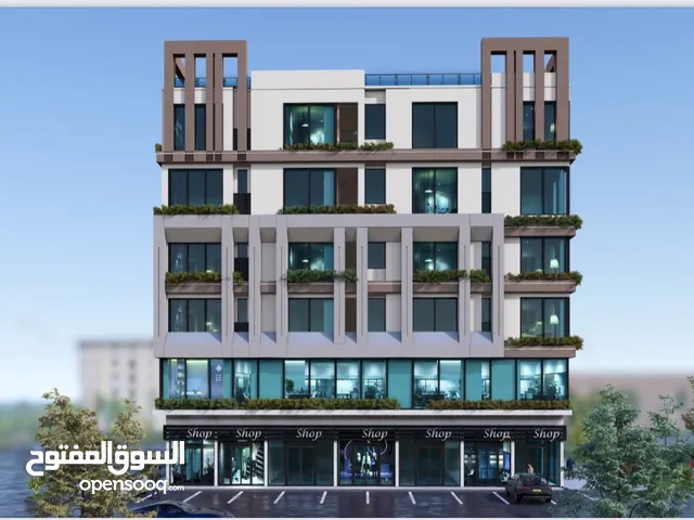 للايجار مكاتب مساحات مفتوحه بالموالح الشارع العام بجانب مصنع امواج للعطور .For rent office spaces