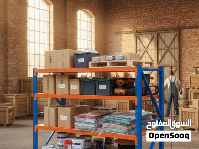 Heavy Duty Industrial Storage Rack – 4 Tier Steel Shelving (200cm x 60cm)