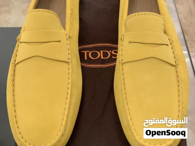 Original Tod’s Gommino Yellow Suede Loafers