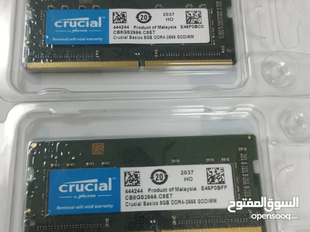 رامات لاب توب 8و4 جيجا. ... DDR4